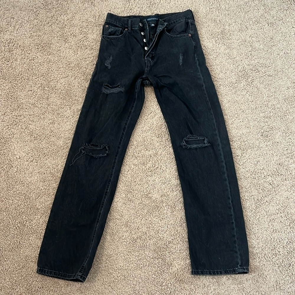 Aeropostale Black 90s baggy jeans